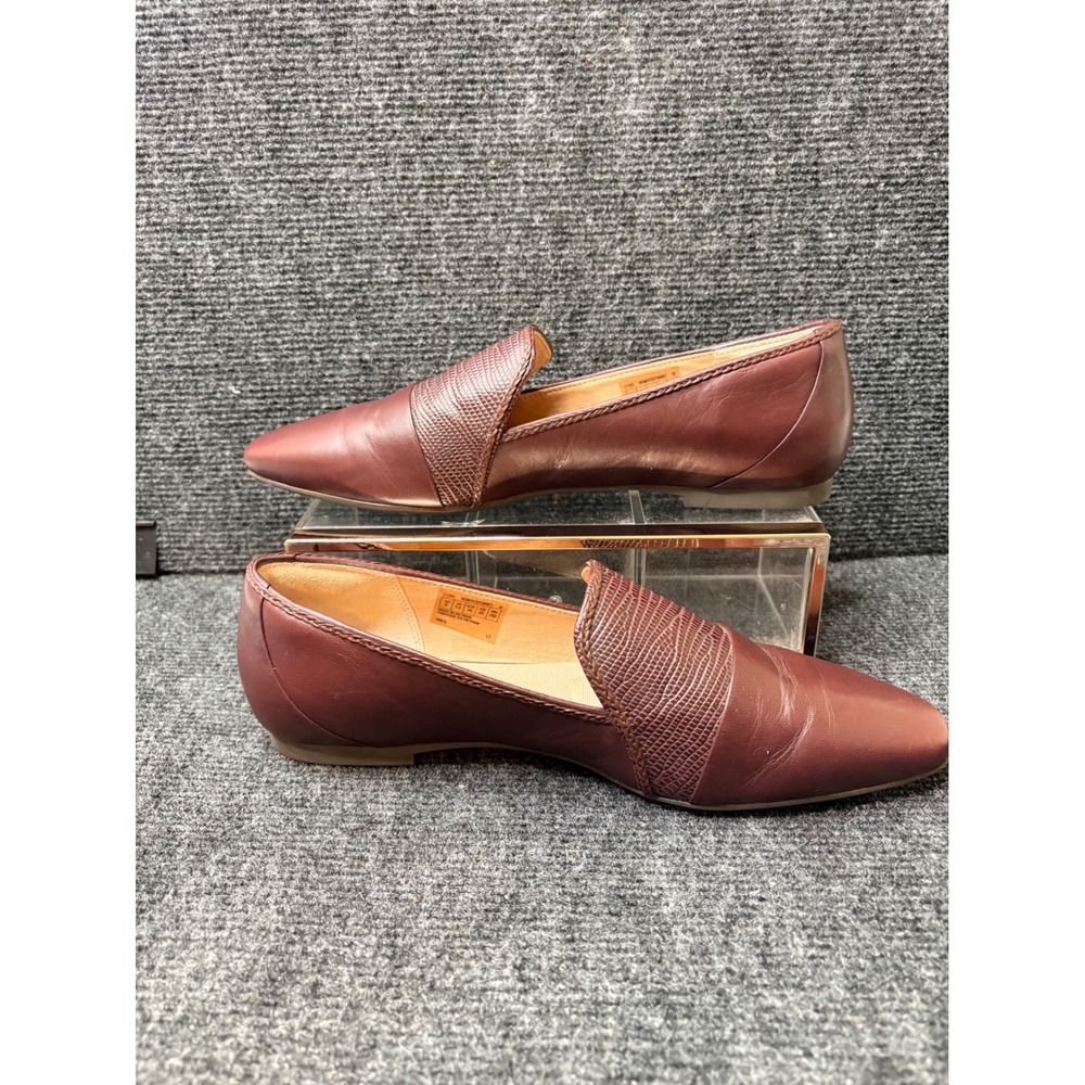 Rockport Total Motion Burgundy Leather Pointed Toe Flats CI7263 Womens 8 M - Picture 8 of 9